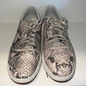 Coke Haan snakeskin sneakers